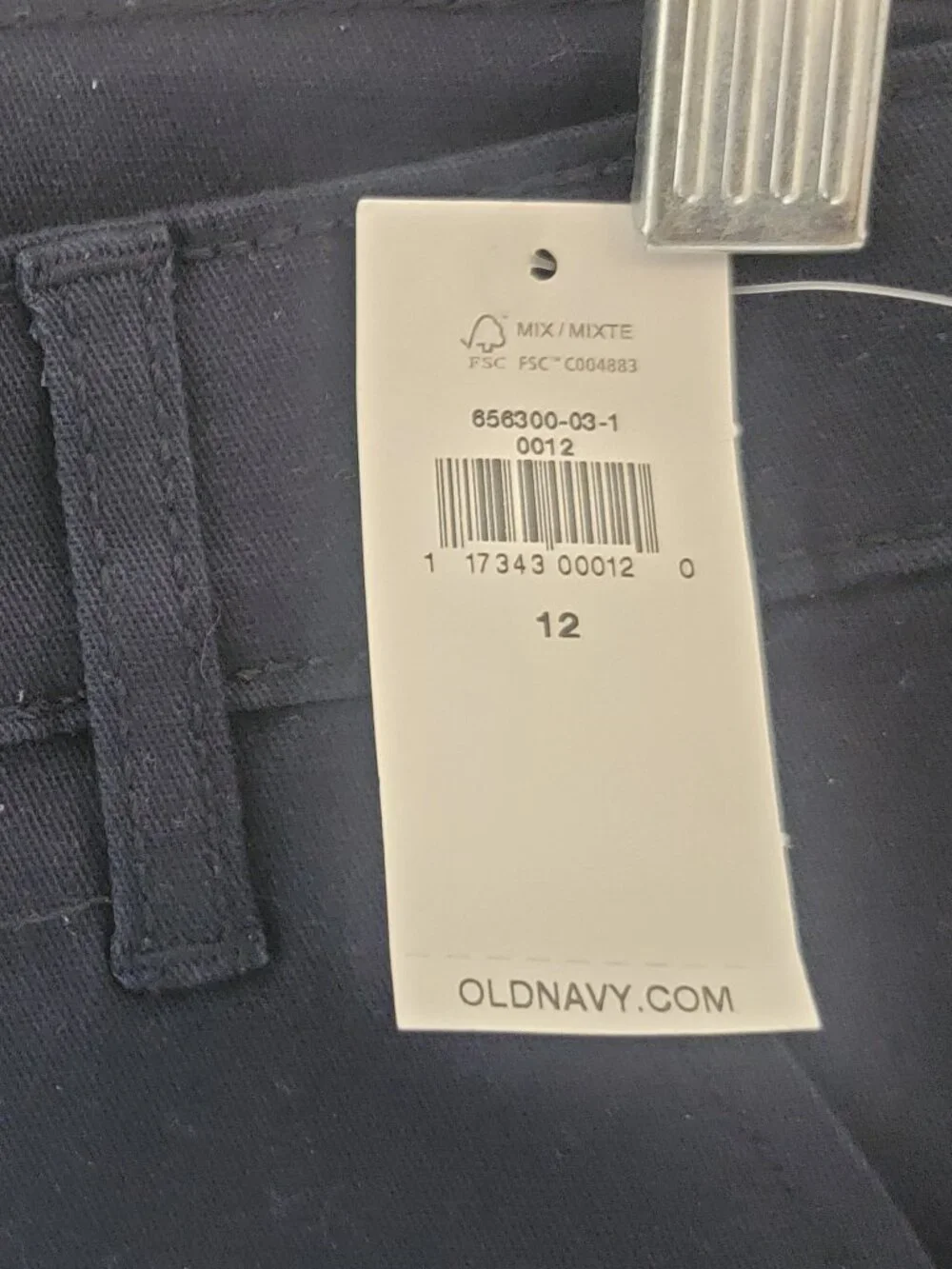 NEW Old Navy Boot-Cut Uniform Navy Blue Boys Size 12
